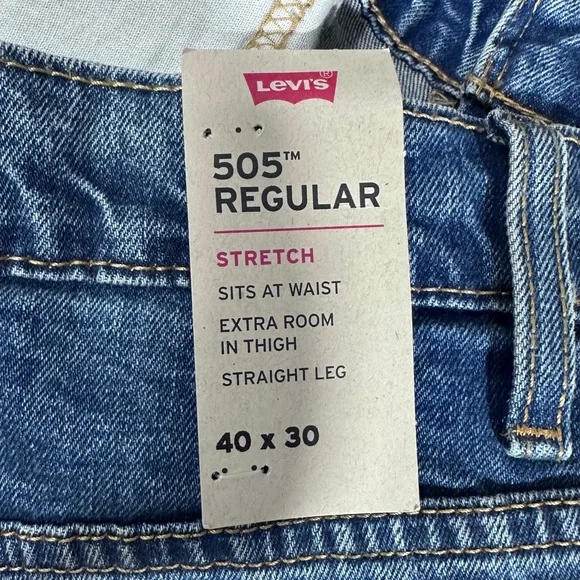 ⭐️ Levi’s 505 Regular Straight Jeans NWT [J5] - Picture 12 of 12